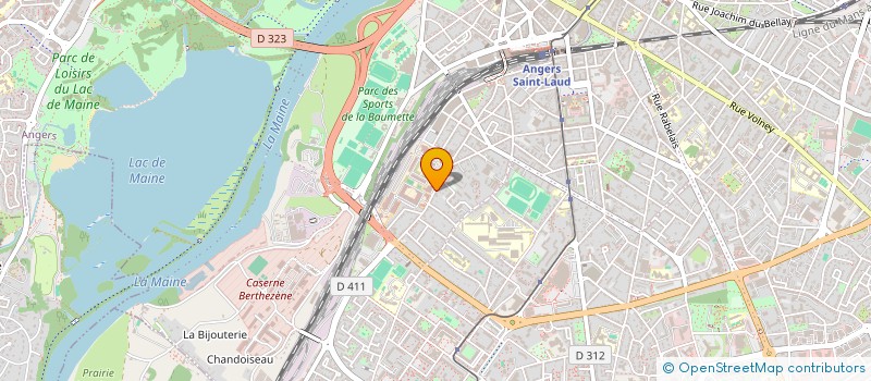localisation de l'entreprise SCI EBLE à ANGERS