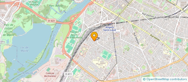 localisation de l'entreprise SCI EBLIMMO à ANGERS