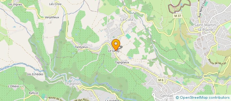 localisation de l'entreprise SCI EBM.IMMO  GENILAC