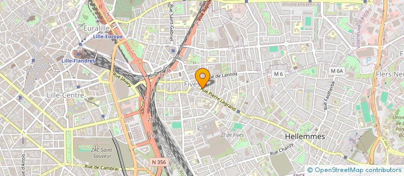 localisation de l'entreprise SCI EBM IMMO  LILLE