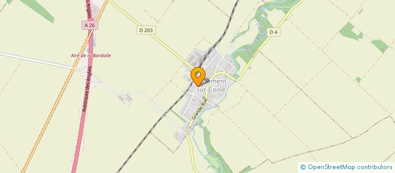 localisation de l'entreprise SCI EBNER-PRINET  NUISEMENT-SUR-COOLE