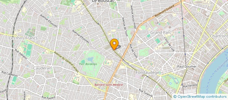 localisation de l'entreprise SCI EBR  EYSINES