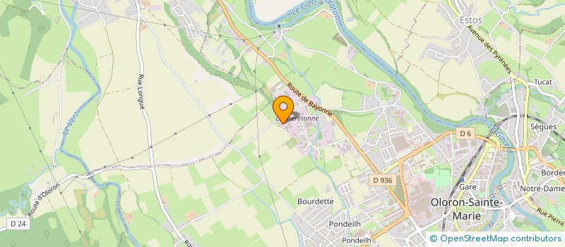 localisation de l'entreprise SCI EBRENN  OLORON-SAINTE-MARIE