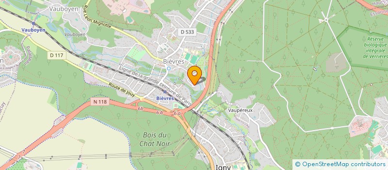 localisation de l'entreprise SCI EBS BIEVRES à LE PLESSIS-ROBINSON