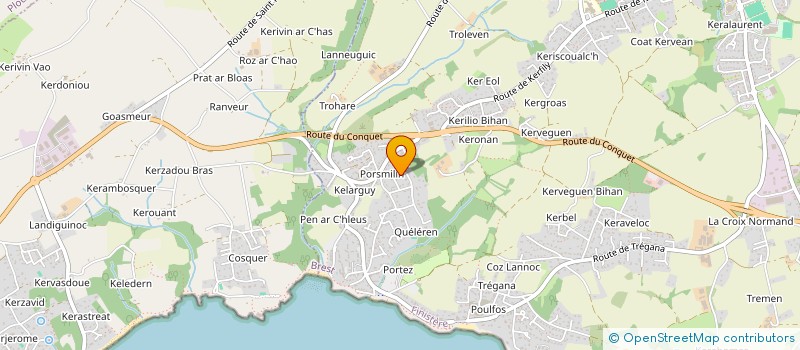 localisation de l'entreprise SCI EBULLITION  BREST