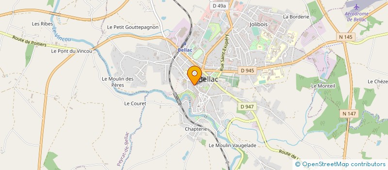localisation de l'entreprise SCI EC à BELLAC