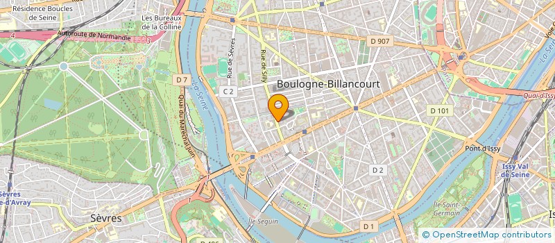localisation de l'entreprise SCI EC à BOULOGNE-BILLANCOURT