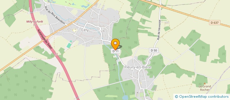 localisation de l'entreprise SCI EC IMO  FLEURY-EN-BIERE