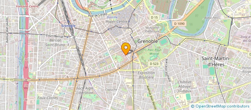 localisation de l'entreprise SCI ECA à GRENOBLE