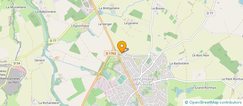 localisation de l'entreprise SCI ECA à MONTAIGU-VENDEE