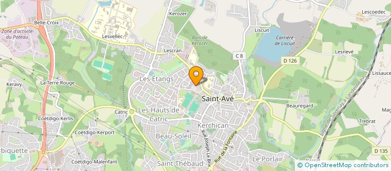 localisation de l'entreprise SCI ECA  SAINT-AVE