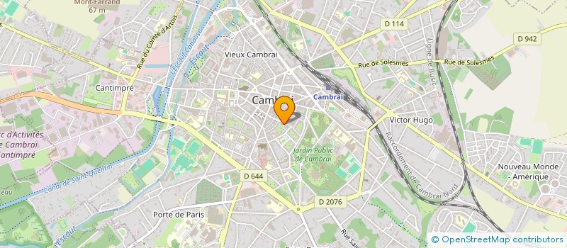 localisation de l'entreprise SCI ECA IMMOBILIER à CAMBRAI