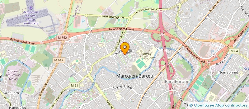 localisation de l'entreprise SCI ECAMES DE BONCOURT à MARCQ-EN-BARŒUL