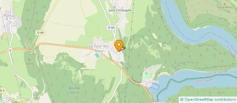 localisation de l'entreprise SCI ECARNOT/MARION  LA TOUR-DU-MEIX