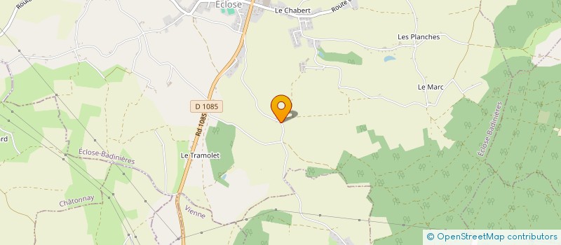 localisation de l'entreprise SCI ECC1  ECLOSE-BADINIERES