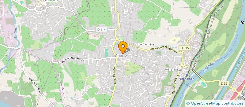 localisation de l'entreprise SCI ECCAR  CHARLY