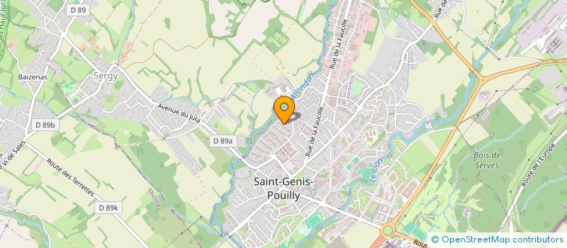 localisation de l'entreprise SCI ECCF à SAINT-GENIS-POUILLY