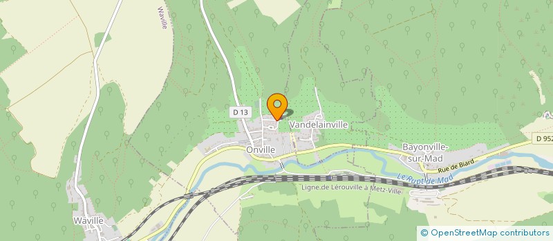 localisation de l'entreprise SCI ECCM  ONVILLE