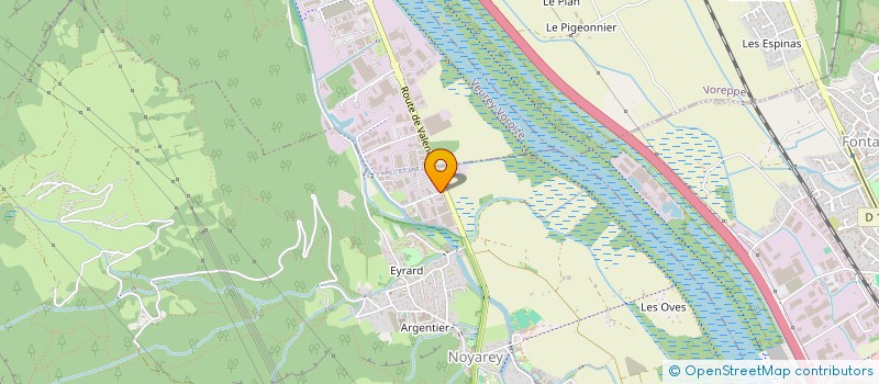 localisation de l'entreprise SCI ECE à NOYAREY