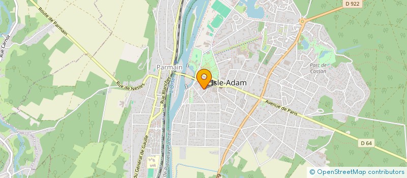 localisation de l'entreprise SCI ECEAND  L'ISLE-ADAM