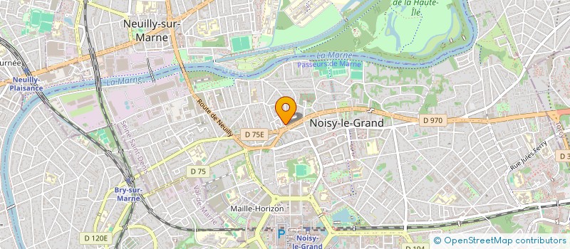 localisation de l'entreprise SCI ECF FERREIRA à NOISY-LE-GRAND