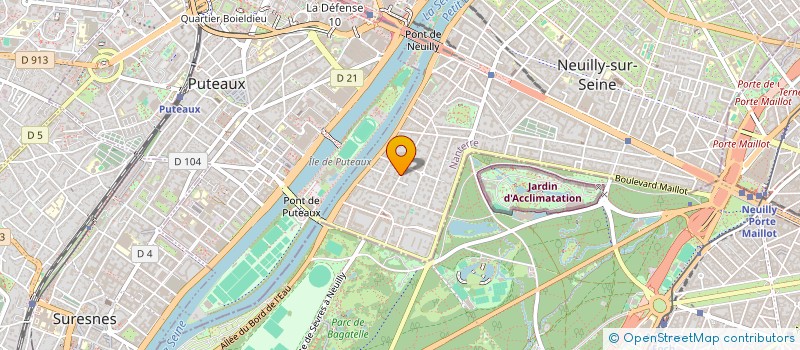 localisation de l'entreprise SCI ECF PERI  NEUILLY-SUR-SEINE