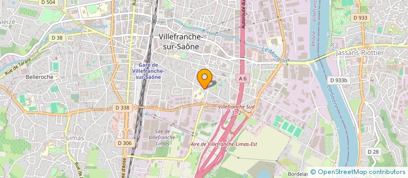 localisation de l'entreprise SCI ECFM  VILLEFRANCHE-SUR-SAONE