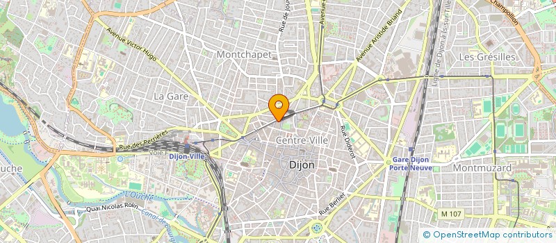 localisation de l'entreprise SCI ECG à DIJON