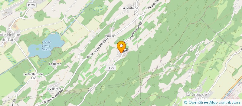 localisation de l'entreprise SCI ECGC  SAINT-PIERRE-D'ALBIGNY