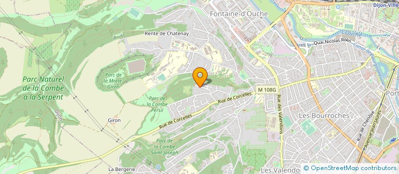 localisation de l'entreprise SCI ECHAILLONS à DIJON