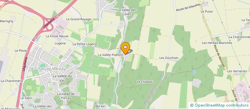 localisation de l'entreprise SCI ECHANFRAY à ROCHECORBON