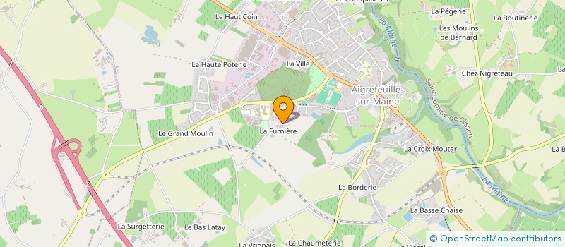 localisation de l'entreprise SCI ECHAPPE  AIGREFEUILLE-SUR-MAINE