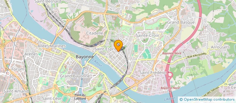 localisation de l'entreprise SCI ECHEBEHERE à BAYONNE