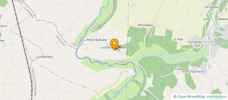 localisation de l'entreprise SCI ECHELLE BLANCHE à LIZANT