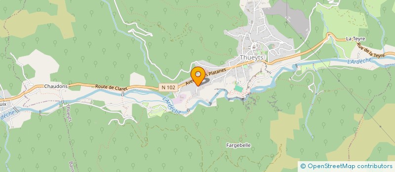 localisation de l'entreprise SCI ECHELLE DE LA REINE  THUEYTS