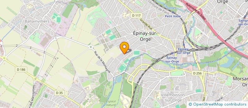 localisation de l'entreprise SCI ECHIVARD - POINTIER  EPINAY-SUR-ORGE