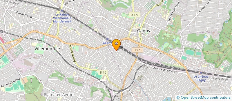 localisation de l'entreprise SCI ECHO  GAGNY