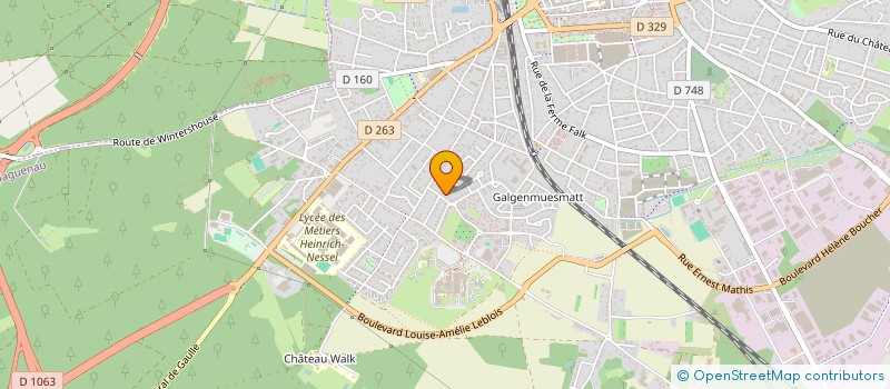 localisation de l'entreprise SCI ECHO  HAGUENAU