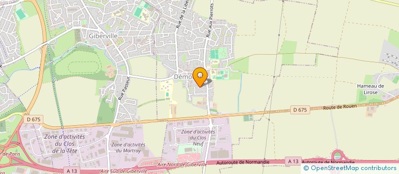 localisation de l'entreprise SCI ECHO DE LA COTE DES ISLES  DEMOUVILLE