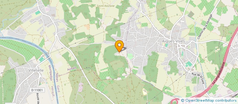 localisation de l'entreprise SCI ECHOR  CALVISSON