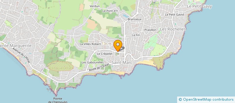 localisation de l'entreprise SCI ECHOSYL  SAINT-NAZAIRE