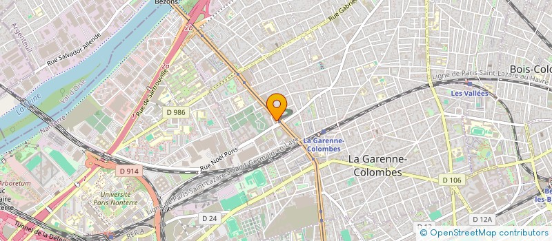 localisation de l'entreprise SCI ECI à COLOMBES