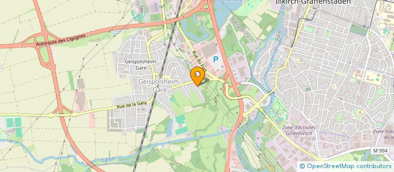 localisation de l'entreprise SCI ECIAL  GEISPOLSHEIM