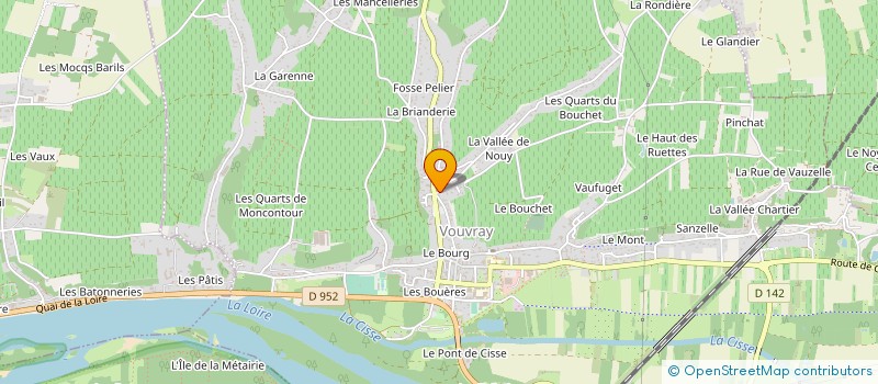 localisation de l'entreprise SCI ECILA à VOUVRAY