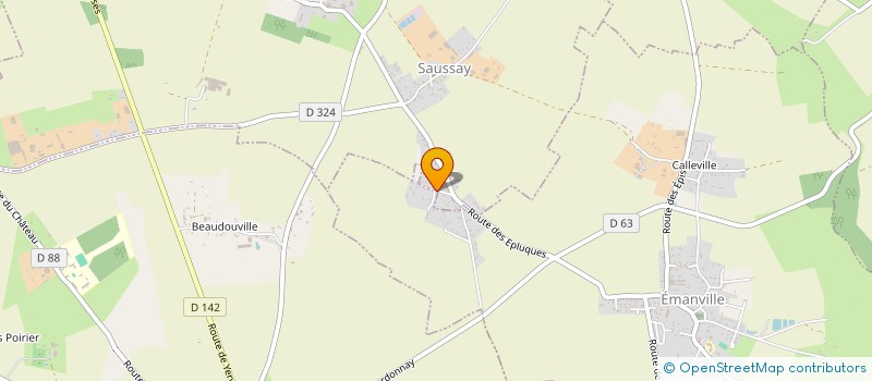 localisation de l'entreprise SCI ECJ  SAUSSAY