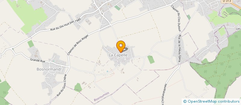 localisation de l'entreprise SCI ECJL  BOSROUMOIS