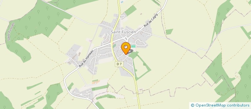 localisation de l'entreprise SCI ECJSR à SAINT-FUSCIEN