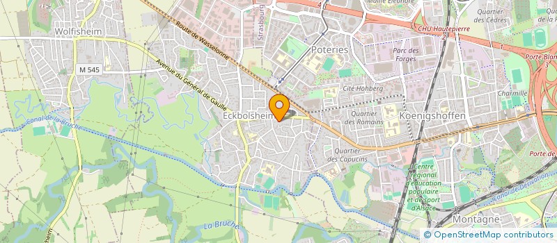 localisation de l'entreprise SCI ECK 1627  ECKBOLSHEIM