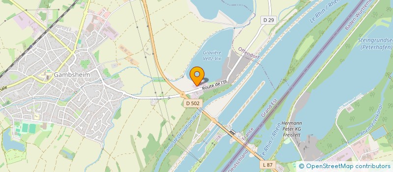 localisation de l'entreprise SCI ECKBECK  GAMBSHEIM