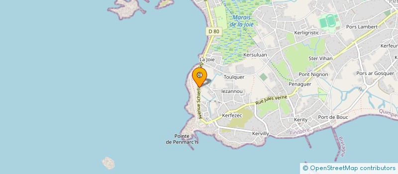 localisation de l'entreprise SCI ECKMUL  PENMARCH